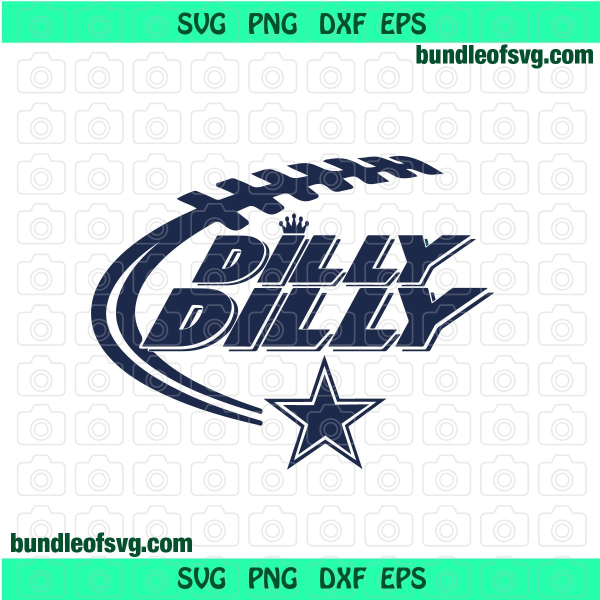 Dilly Dilly Dallas Cowboys Star svg Dilly dilly Rugby Football sign svg png dxf eps cut files cameo cricut - BundleofSVG