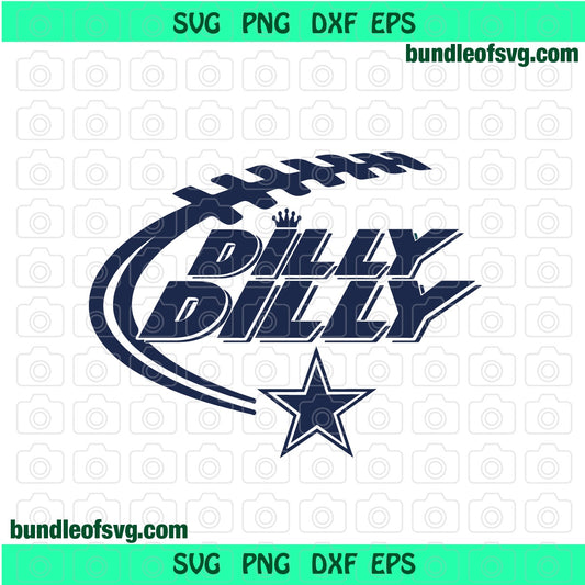 Dilly Dilly Dallas Cowboys Star svg Dilly dilly Rugby Football sign svg png dxf eps cut files cameo cricut - BundleofSVG
