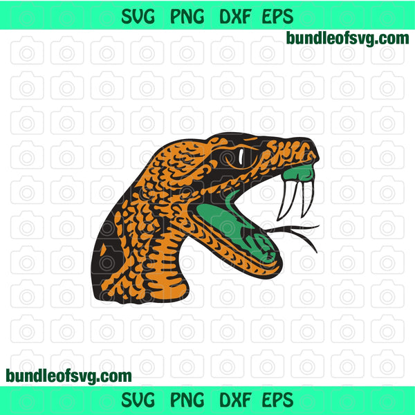 FAMU svg Florida A&M University svg Rattlers Mascot png dxf