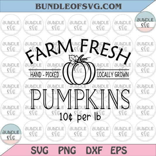 Farm Fresh Pumpkins Svg Fall Svg Pumpkin Svg Farm Fresh Svg Fall Quotes Svg Farmer svg eps png dxf files Cricut