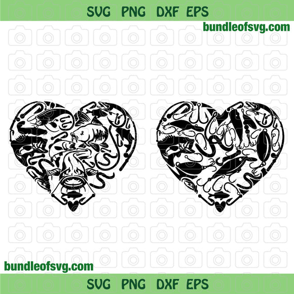 cricut fishing pole Fishing Heart svg Heart Fishing pole hook Fish Fisherman svg