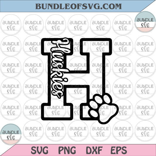 Football Huskies SVG Huskies Football svg Rugby Huskies svg png dxf eps cut files cameo cricut - BundleofSVG