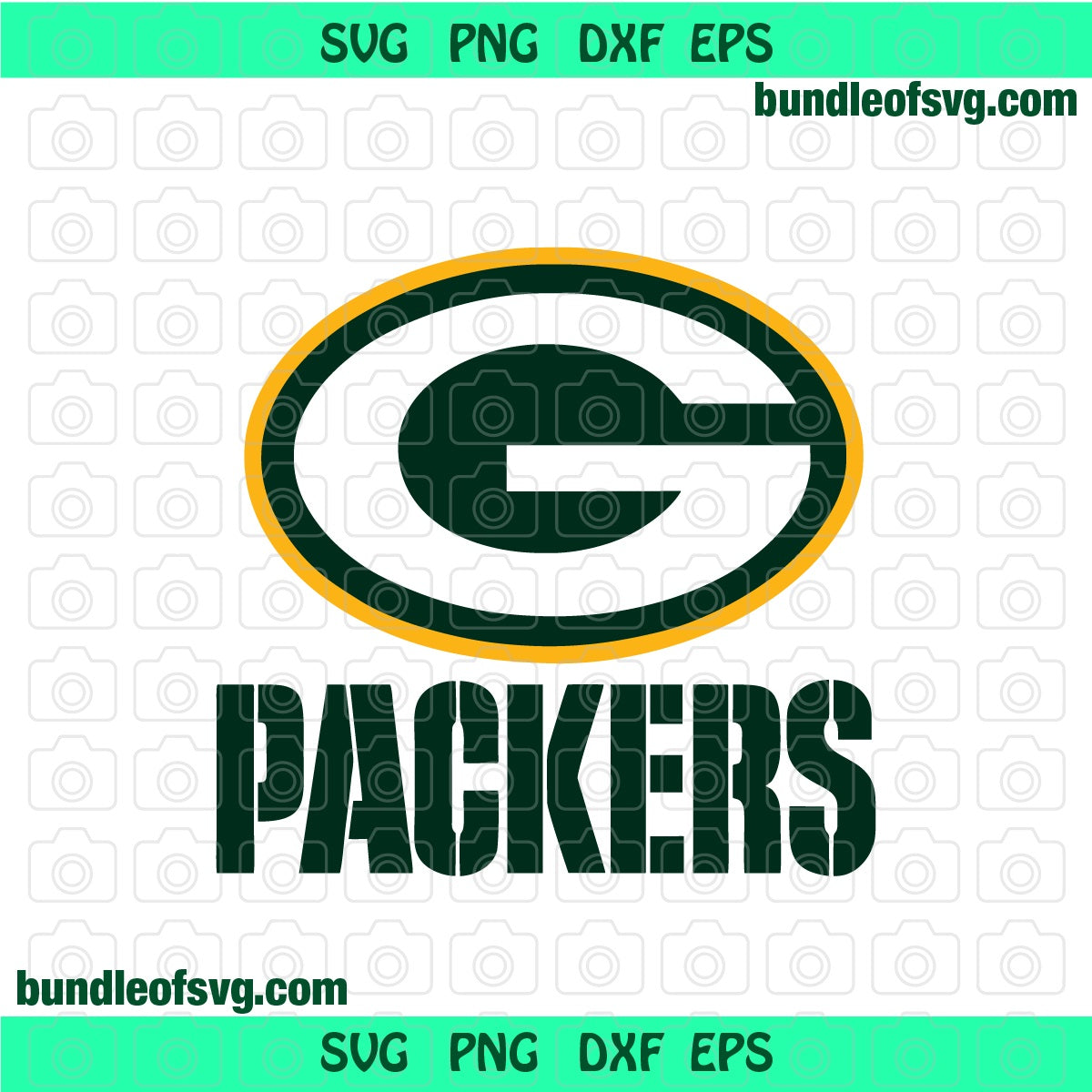 Green bay Packers svg Packers logo svg Rugby svg Football svg Party Birthday shirt svg eps dxf png cut files cameo cricut - BundleofSVG