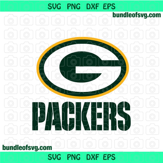 Green bay Packers svg Packers logo svg Rugby svg Football svg Party Birthday shirt svg eps dxf png cut files cameo cricut - BundleofSVG
