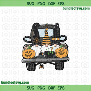 Halloween Truck Png Halloween Gnomes Png Funny Halloween Png Sublimation png file
