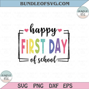 back to school bundle, first day of school, svg files, dxf
