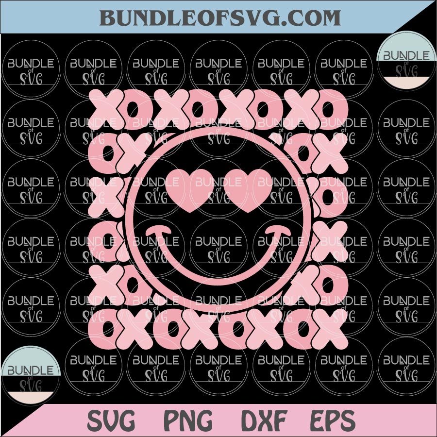 Vector Heart Eyes Face Emoji Design Svg Jpg Png (Instant Download