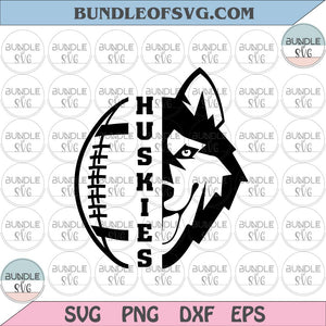 Huskies SVG Football SVG Huskies Football svg Rugby Huskies svg png dxf eps cut files cameo cricut