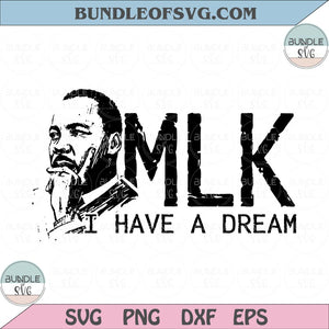 I Have A Dream Svg Martin Luther King Quote Svg Black History MLK Svg png dxf eps cut file Cricut