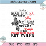 Bundle All Months I am a Daughter of God I was born in Svg Birthday Girl Png Svg dxf eps files