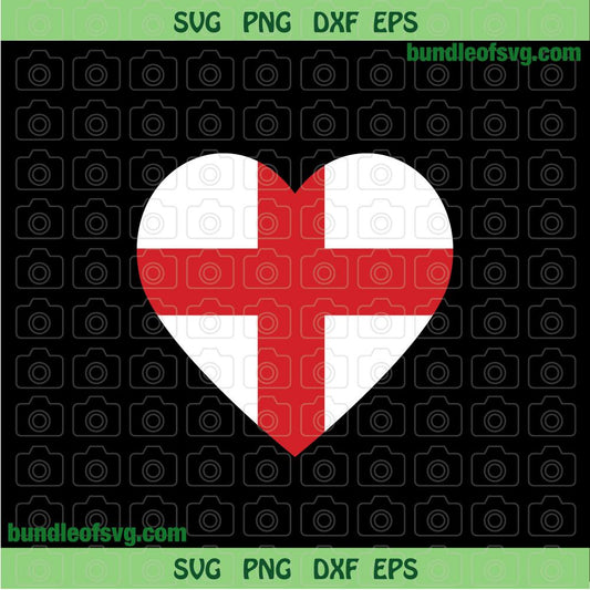 Ladies England Heart Flag svg shirt Girl English svg png dxf eps files cricut - BundleofSVG