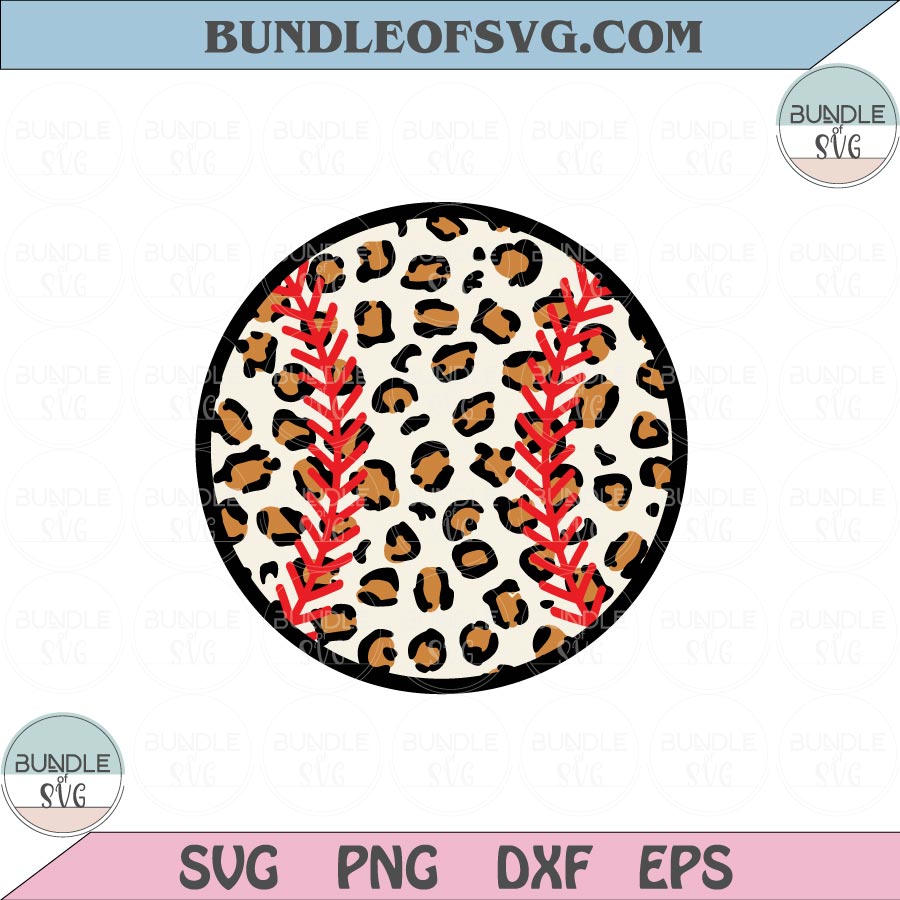 Leopard Baseball Png Sublimation Leopard Baseball Svg Softball Svg