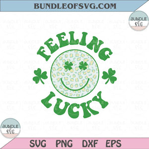Leopard Lucky smiley Png St Patrick Smiley Face Leopard Feeling Lucky Svg png eps Dxf file