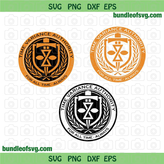Loki TVA svg Time Variance Authority svg TVA Svg Time Variance Authority Logo svg TVA svg png dxf cutting files - BundleofSVG