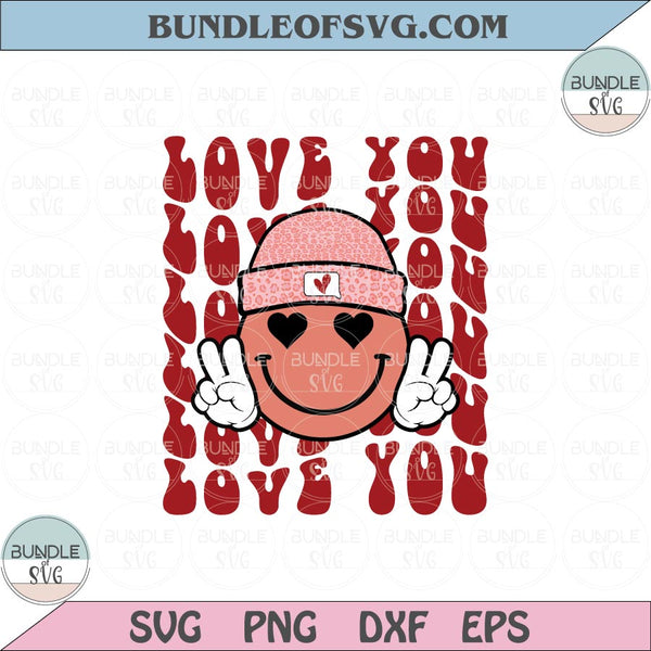 Valentine's Day Svg Smiley Face Heart Eyes PNG Wine 