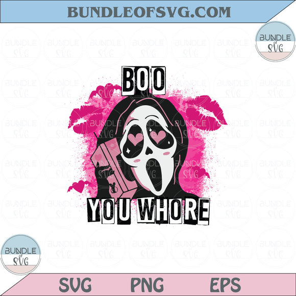 Mean Girls Horror Ghost Halloween Boo You Whore PNG Sublimation Eps files