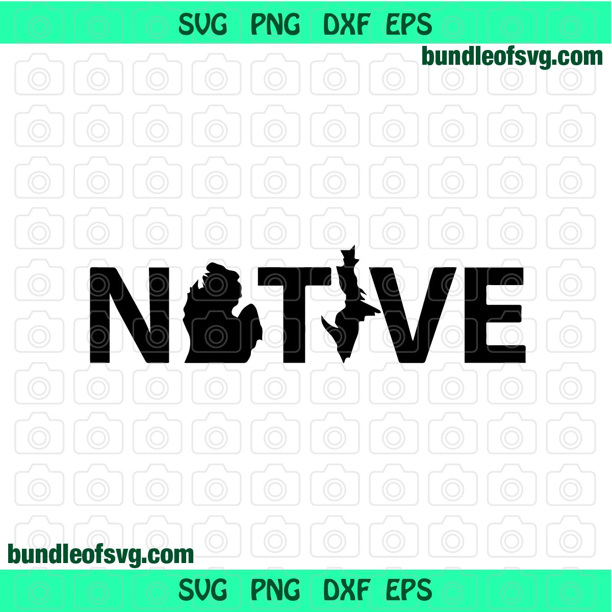 Michigan Native svg Michigan Womens svg Michigan state svg png dxf eps file cameo cricut - BundleofSVG
