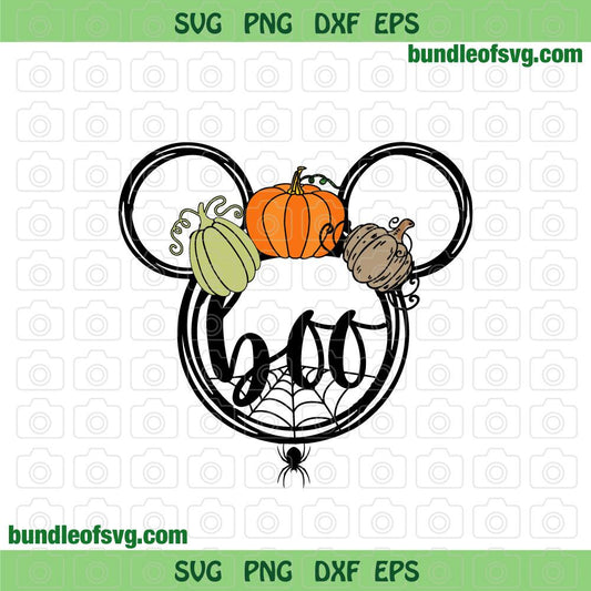 Mickey Pumpkin svg Mickey Ears Halloween Mickey Head Funny Halloween Disney Halloween svg eps png dxf cut files Cricut