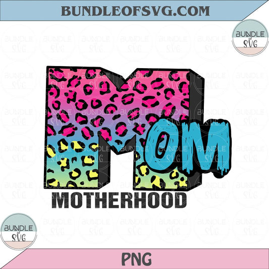 Mom TV Png Leopard Mom TV Sublimation Png Mom TV Leopard Motherhood Png Sublimation Design file - BundleofSVG