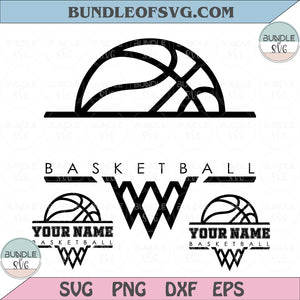 Name Custom Basketball Svg Personalized Basketball svg Basketball Team Logo Svg png eps dxf files