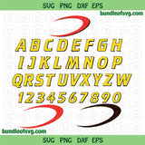 Nerf Font SVG Nerf Alphabet svg Letters Numbers Birthday shirt Ornament Party Theme Invitation svg png dxf files Cricut