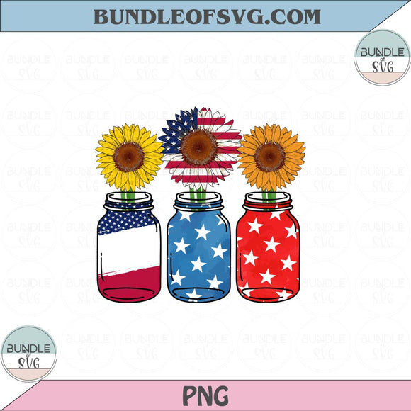 Patriotic Sunflower Png 4th of July Sunflower Png USA Sunflowers Png Sublimation files