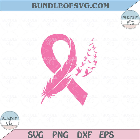 Pink Leather Ribbon Svg Leather Pink Ribbon Breast Cancer Svg Png Dxf Eps files Cameo Cricut