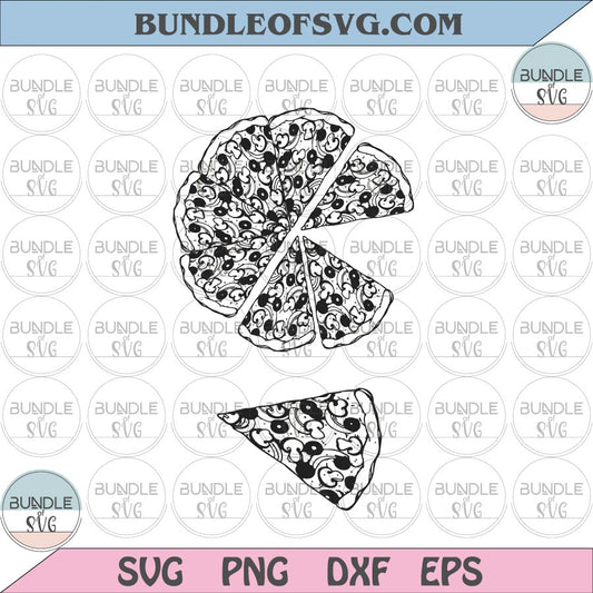 Pizza and Pizza Slice svg Baby Bodysuit svg Dad Baby matching svg Dad and Baby Match svg eps png dxf files cricut