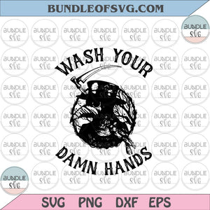 Plague Doctor Wash Your Damn Hands svg Halloween svg png dxf eps files silhouette cameo cricut