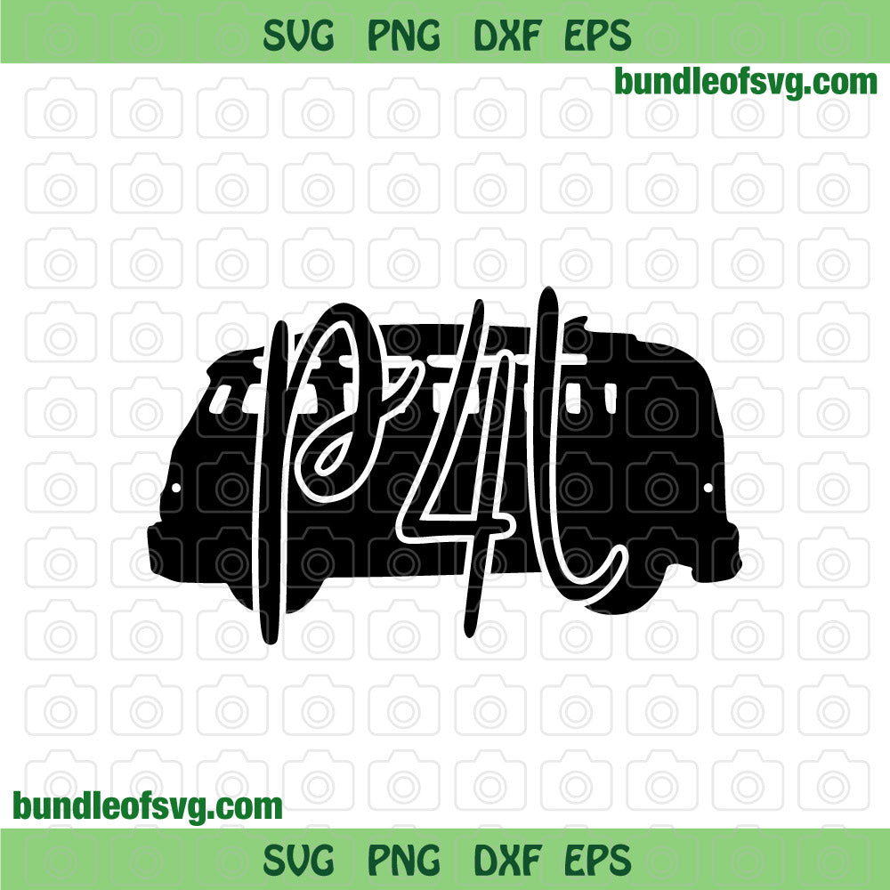 Pogue 4 Life Outer Banks svg P4L svg PFL Hippie Bus van Pogue Life svg png dxf eps files cricut - BundleofSVG