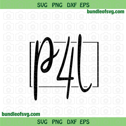 Pogue 4 Life Outer Banks svg P4L svg PFL Hand Lettered Hippie Pogue Life svg png dxf eps files cricut