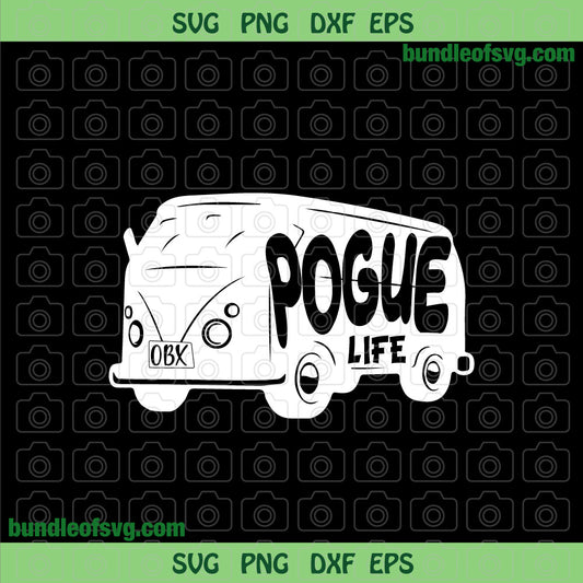 Vintage Pogue Life Outer Banks svg Retro OBX VW Van Pogue Life Svg Sublimation png dxf eps file silhouette cameo cricut - BundleofSVG