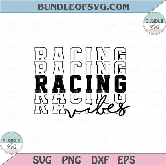 Racing Vibes Svg Retro Love Racing Svg Vintage Racing Mom Svg Png Dxf Eps files Cameo Cricut