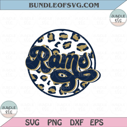 Rams Retro Leopard Svg Leopard Rams Svg Retro Rams Leopard Png dxf eps Svg file