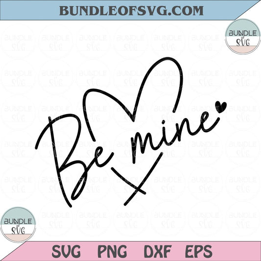 Retro Be mine svg Valentine Svg Valentines day Lover Svg Be mine Heart Svg png eps dxf files