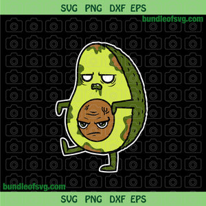 Zombie Avocado svg Zombiecado Svg Funny Scary Avocado Halloween svg png dxf eps files cricut