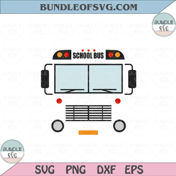 School Bus Svg Bus Driver Svg School Bus Head Tumbler Svg Png Dxf eps cut files Silhouette Cameo Cricut