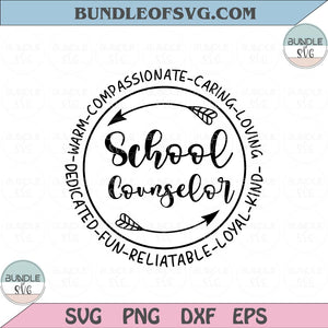 School Counselor svg Teacher svg Coworker svg Back to School svg Png eps dxf files cameo cricut