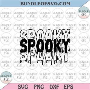 Spooky SVG Halloween svg Spooky Vibes svg Funny Halloween svg eps png dxf files Cricut
