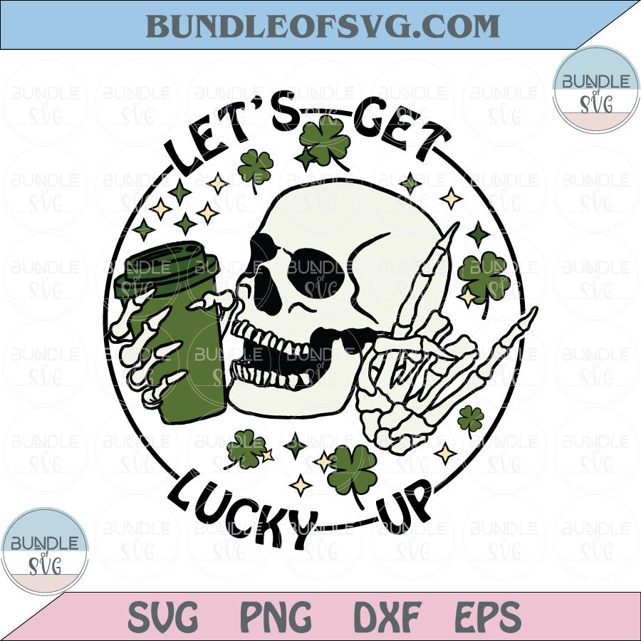 Sugar Skull Saint Patricks Day PNG