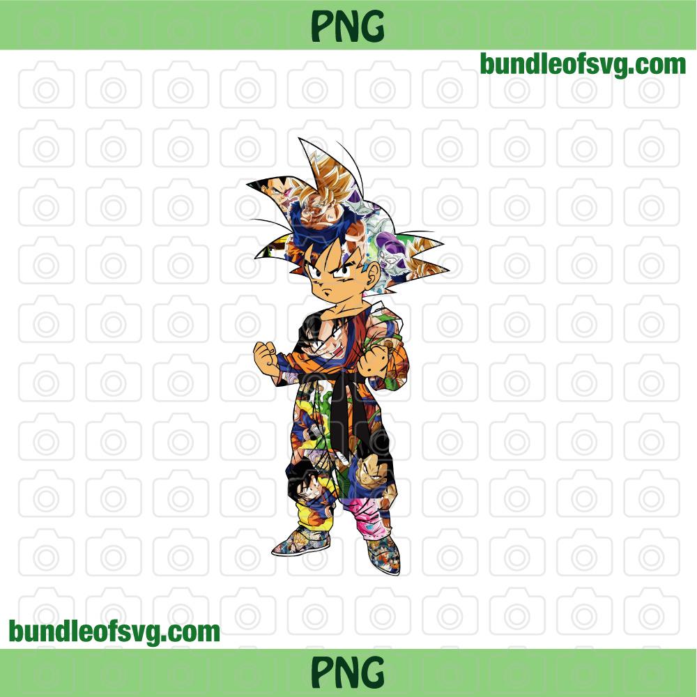 Super Saiyan Goku png Sublimation Goku Dragon Ball Z Characters png file - BundleofSVG