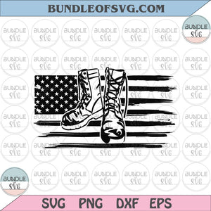Us Army Combat Boots svg Military Boots Svg Combat Boots Flag American Veteran svg eps png dxf files Cricut