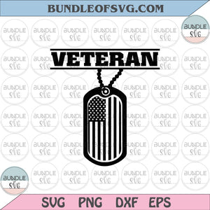 Veteran with Dog Tag SVG United States Military Tag svg Flag Tag veteran svg eps png dxf cut files Cricut