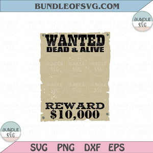 Wanted Poster Template Svg Wanted Poster Download Svg Png Dxf Eps files Cameo Cricut