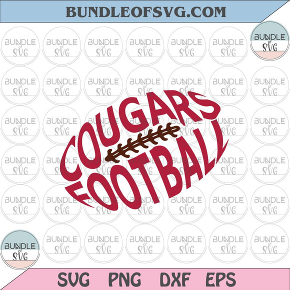 Washington State Cougars Football svg Cougars College Football svg Rugby svg dxf eps png cut files cameo cricut