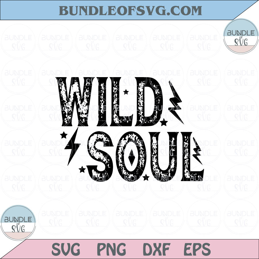 Wild Soul Svg Png Sublimation Western Boho Hippie Rock and Roll Svg Png Dxf Eps files - BundleofSVG