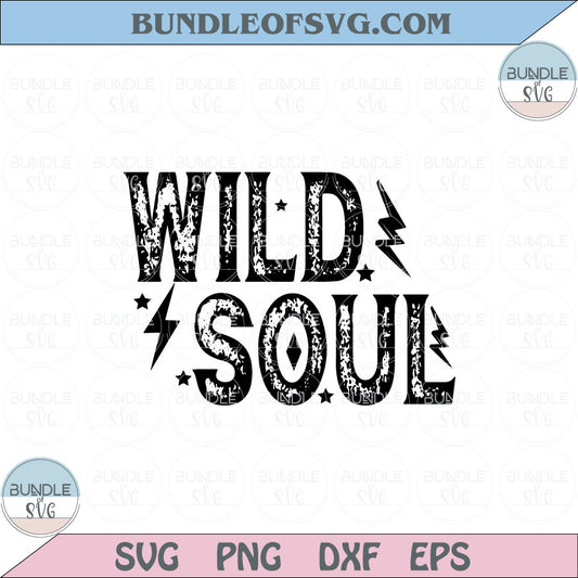 Wild Soul Svg Png Sublimation Western Boho Hippie Rock and Roll Svg Png Dxf Eps files - BundleofSVG