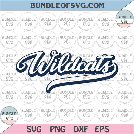 Wildcats football svg Wildcats Fan svg Cheerleader svg Rugby Wildcats svg png dxf eps files cricut