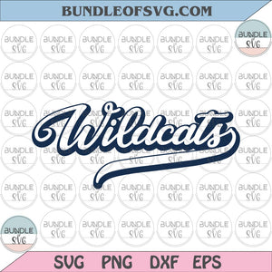 Wildcats football svg Wildcats Fan svg Cheerleader svg Rugby Wildcats svg png dxf eps files cricut