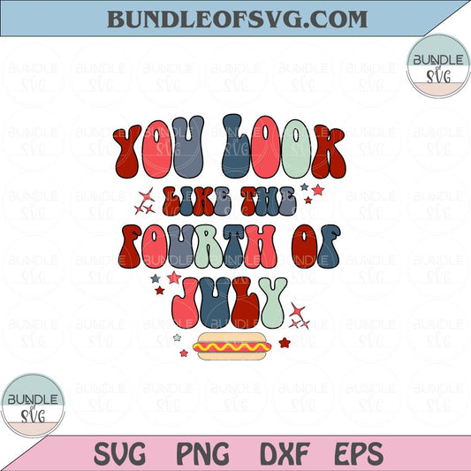 You look like the 4th of july Svg Retro America Svg Patriotic Svg Png Dxf Eps files Cameo Cricut